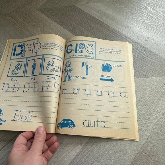 Vintage Playmore Practice Workbook of Writing Preschool  1974 - Picture 8 of 12